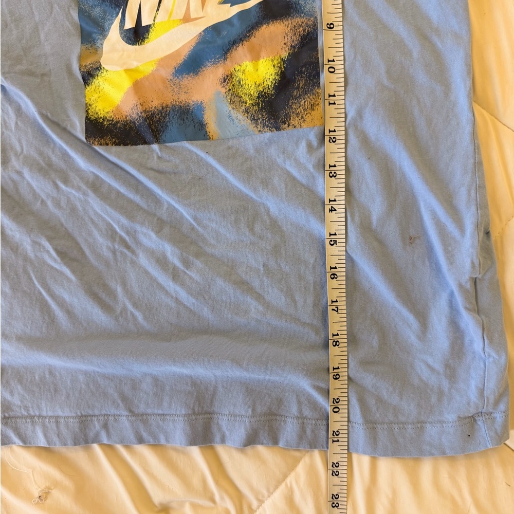 Nike Kids Blue and Yellow Graphic Tee - Picture 3 of 3